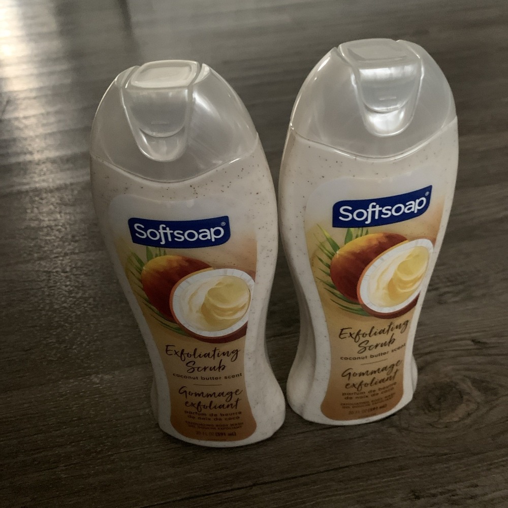 Softsoap Exfoliating Body Wash Coconut 20 Fl oz Each 2 Count